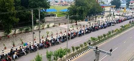 The border remained completely sealed, emergency services remained restored