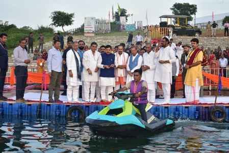 वॉटर एडवेंचर का भी मुख्यमंत्री डॉ.यादव ने किया शुभारंभ