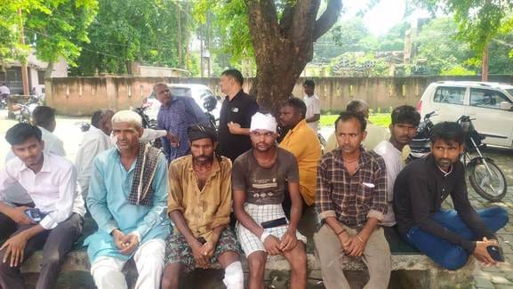 Two workers killed, 10 injured in truck collision