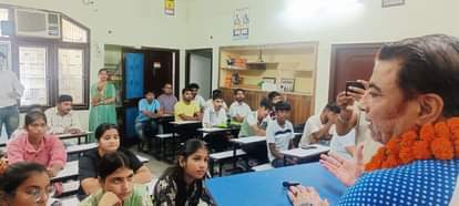 Students were made aware about blood donation