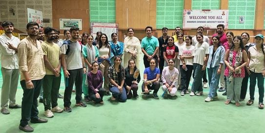 Abhilasha won silver in badminton and table tennis tournament