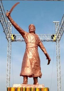 48 lakhs will be spent on the construction of Shivaji's statue