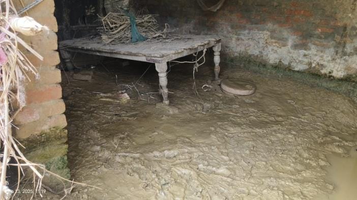 The water receded, but mud and dirt increased the difficulty