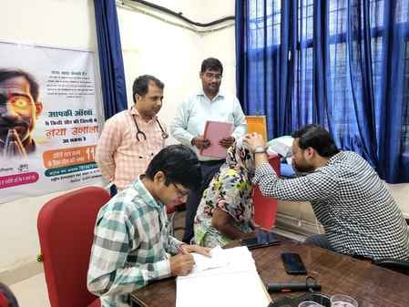 Free eye checkup facility will be available in community health center