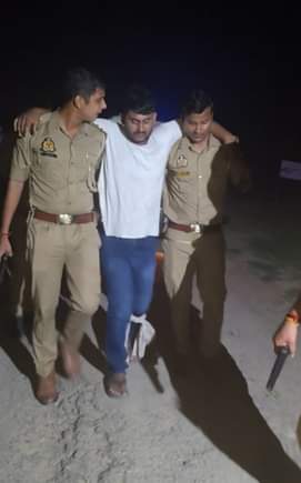 The accused of the firing incident was injured in a police encounter