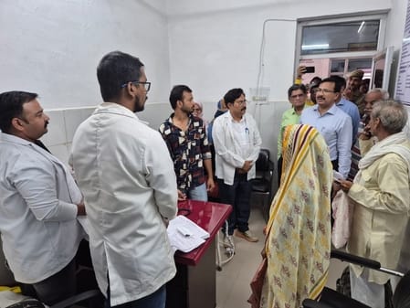 District Hospital: DM reached ENT doctor with female patients