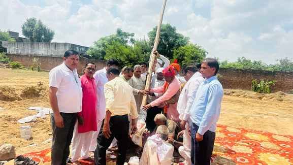 Ramlila started with Balli Pujan in Tijara