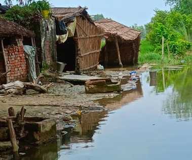 Floods left devastation in villages and fields, farmers troubled