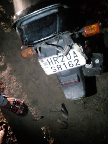 A bike rider collided with a trolley while trying to avoid a cow and died