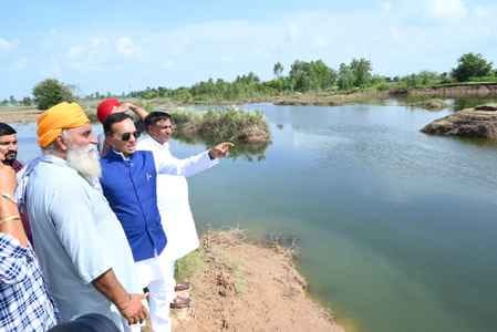 Chief Minister is serious about the damage caused by waterlogging, farmers will be compensated: Jindal