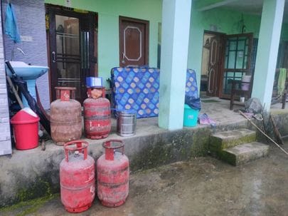 Three houses in danger due to landslide in Kurati, evacuated