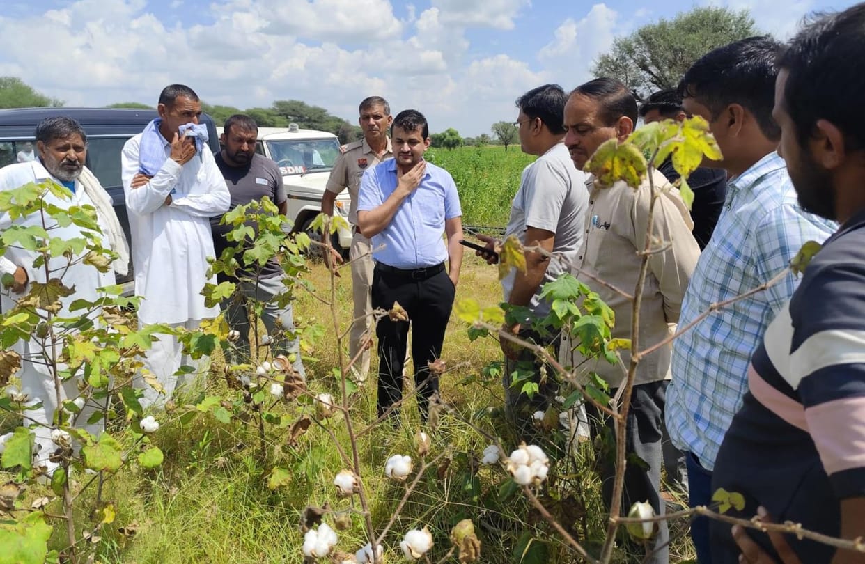2 lakh acre harvest effected by waterlogging