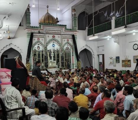 A gathering was organized on the birth anniversary of Hazrat Umm Kulsum