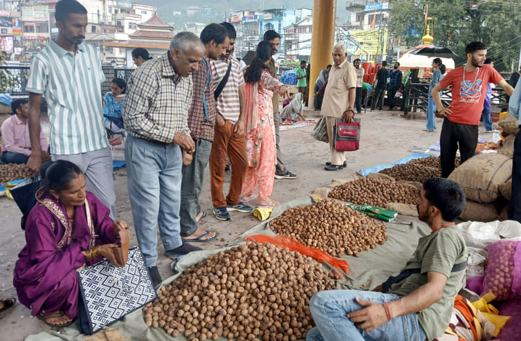 Walnut shops decorated for the sire