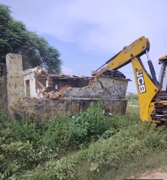 Authority demolished illegal constructions in Duhai, Dasna and Morti