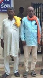 Three of them trapped him in their talks, the fourth accused killed the farmer by hitting him with a pipe