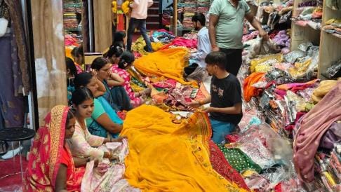 Traders busy preparing for Navratri and Deepawali
