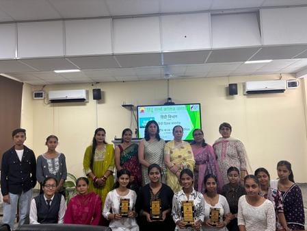 Anchal first in state level poetry recitation competition