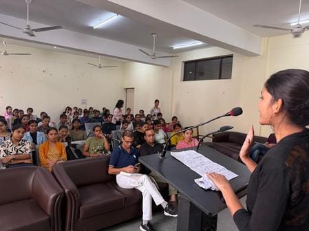 Priyanka, Pallavi and Ashmin won the speech competition
