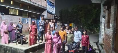 Villagers are terrified by the mysterious light hovering in the sky