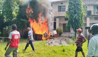 Property worth billions turned to ashes in violence and arson in Far West