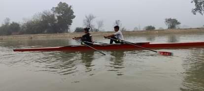 Three players from Haibatpur will participate in the rowing competition in the Asian Championship