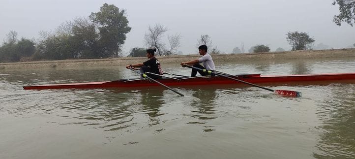 Three players from Haibatpur will participate in the rowing competition in the Asian Championship