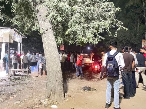 BJP workers created ruckus when bike was taken to the post