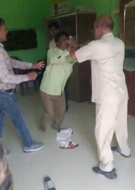 School became an arena, assistant slapped the headmaster