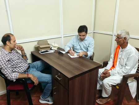 162 people were examined in the free medical camp