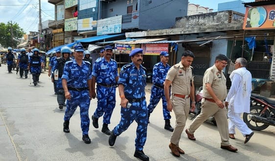 Police and RAF took stock of sensitive places