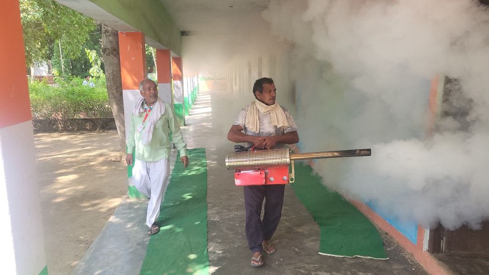 Fogging was done in village Dulana