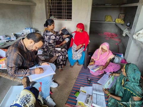 Vaccination was done for 11 children who refused vaccination.