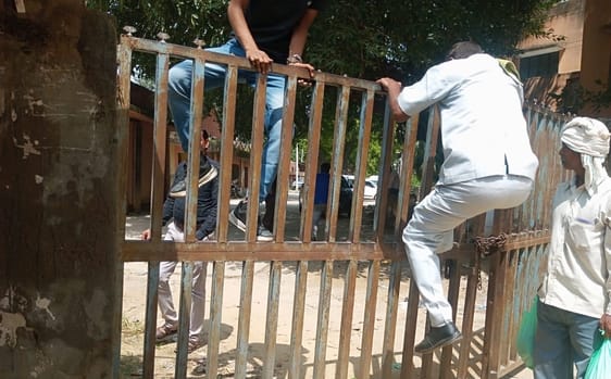 One has to jump around to reach homeopathic hospital