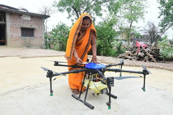 Seema is giving wings to her dreams with the help of drones