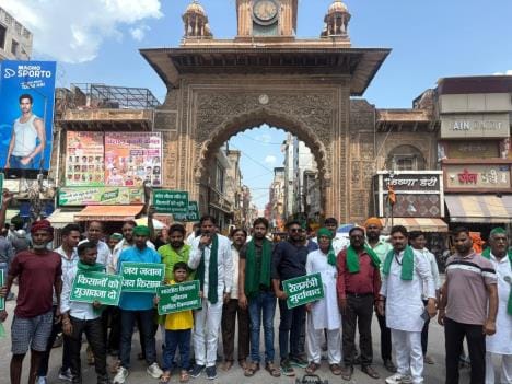 Bhakiyu Sunil's protest against land acquisition