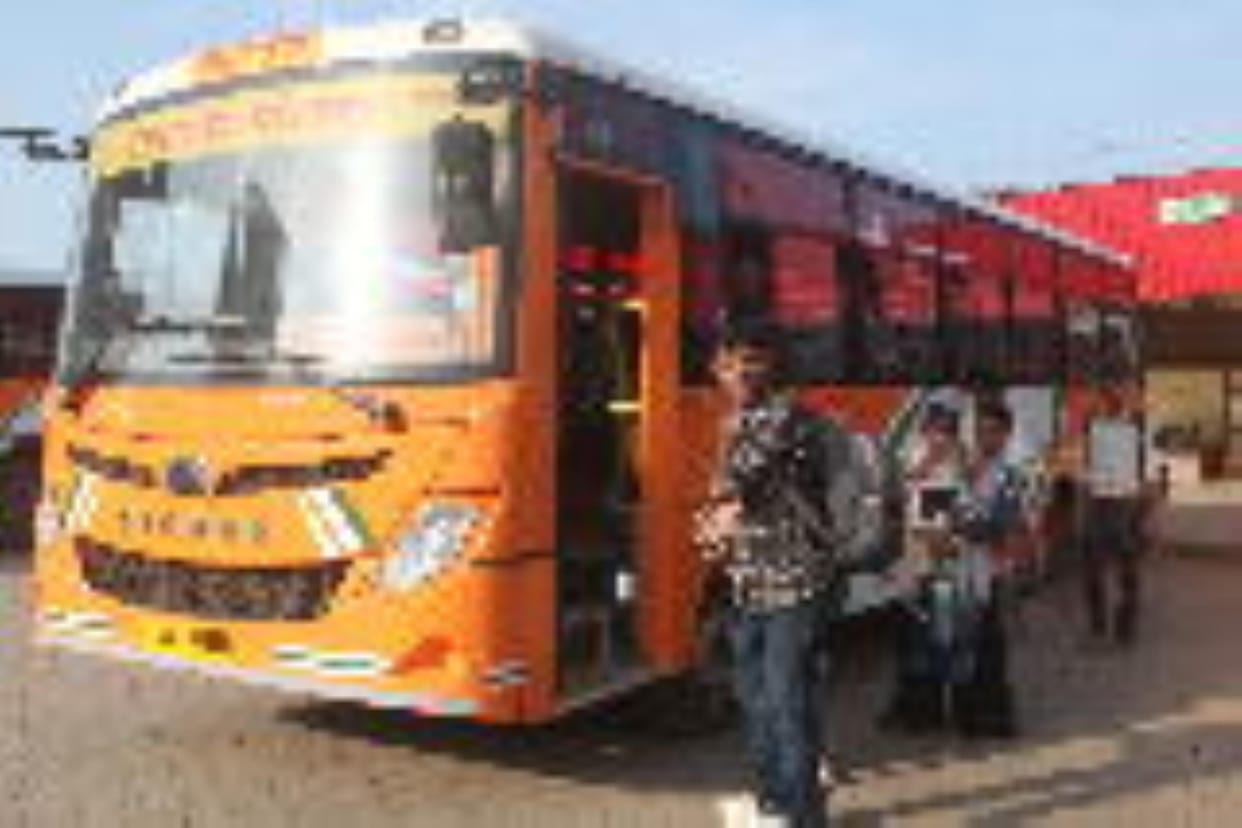 Roadways started bus service on eight new routes from village to city