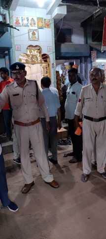 मंदिर परिसर में हुआ गैस रिसाव