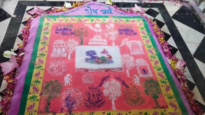 Sanjhi Festival in Barsana