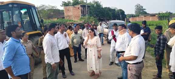 Demarcation of pond land was done on the orders of High Court
