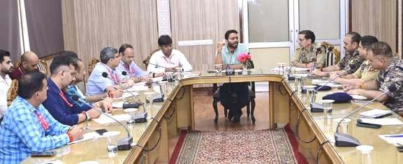 Katra, Shri Mata Vaishno Devi Shrine Board, CEO Sachin Kumar Held Meeting
