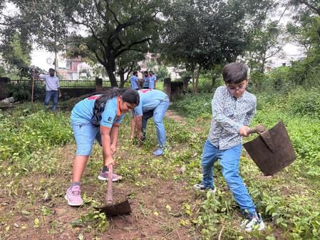 Cleanliness drive conducted in Damodar Colony