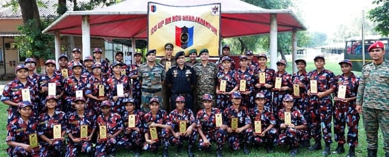 Cadets were honored on the fourth day of the camp