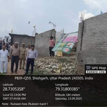 Tehsil administration removed the possession from the land of village society