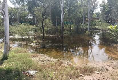 दादरी नागरिक अस्पताल में क्रिटिकल केयर ब्लॉक के लिए चिह्नित जगह। संवाद
