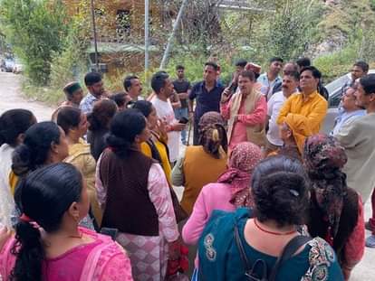MLA Surendra Shauri heard the problems of the people of Matla and Jiva villages