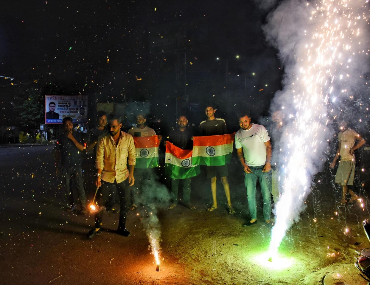 Victory in Dubai, celebration in Lucknow