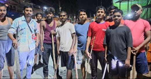 Police troubled by incidents of theft, villagers are keeping vigil