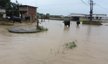 Mountain streams overflow, dozens of Terai villages submerged