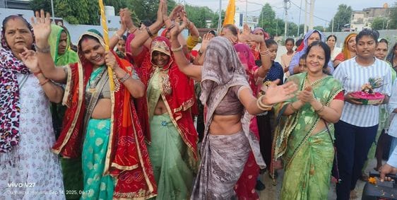 Chanted the name Radhey-Radhey in the morning walk